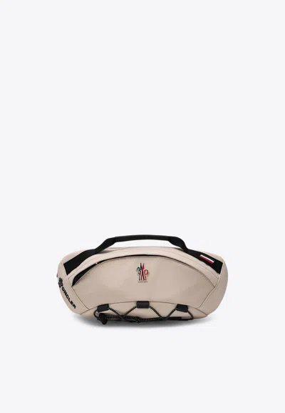 Moncler Water-repellent Belt Bag In Pink
