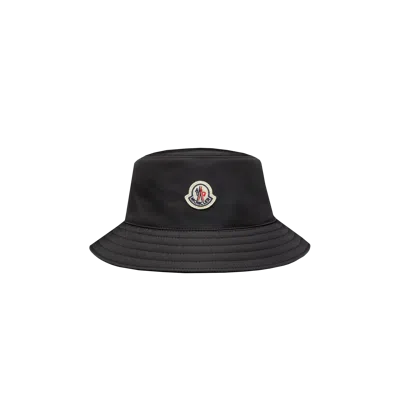 Moncler Water-repellent Bucket Hat Black