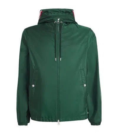 Moncler Water-repellent Grimpeurs Windbreaker Jacket In Green