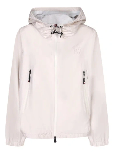 Moncler Water-repellent Technical Jacket In White