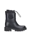 Moncler Boots In Black  