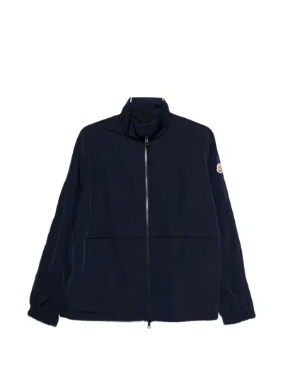 Moncler Waterproof Jacket In Blue