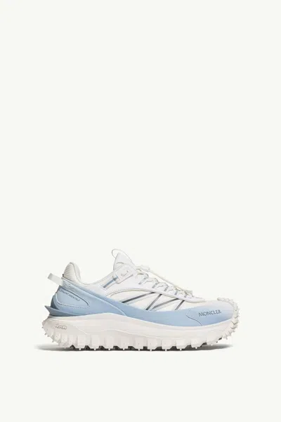 Moncler Trailgrip Sneakers In Technical Fabric And Mesh With Side Lettering Logo In Multi