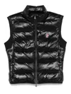 Moncler Waterproof Vest In Black In Black
