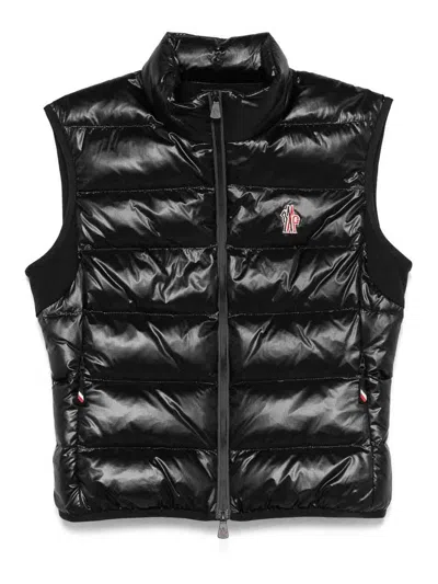 Moncler Waterproof Vest In Black