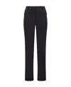 Moncler Waterproof Windstopper Straight-leg Trousers In Black