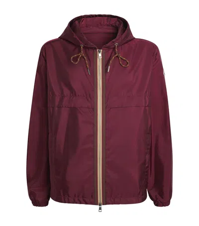 Moncler Water-repellent Hooded Nidge Jacket In Animal Print