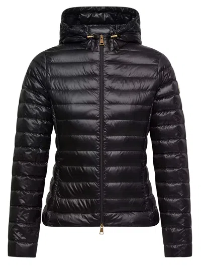 Moncler Water-resistant Down-filled Coat For Women - Size 0 In Animal Print