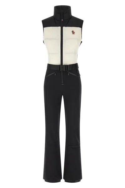 Moncler Water-resistant Zip Closure Coat With Detachable Belt - Size S In Black