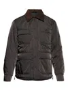 Moncler Waterton Corduroy-collar Padded Jacket In Multi