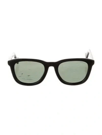 Pre-owned Moncler Wayfarer Tinted Sunglasses In Black