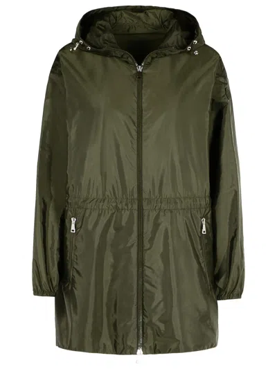 Moncler Wete Hooded Jacket In Green
