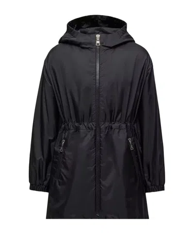Moncler Wete Hooded Parka Jacket In Black