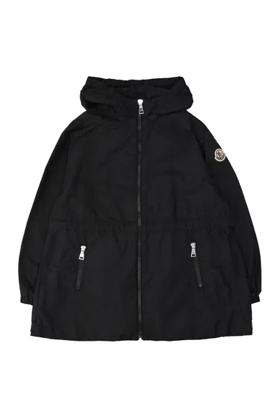 Moncler Kids' Wete Nylon Jacket In Black