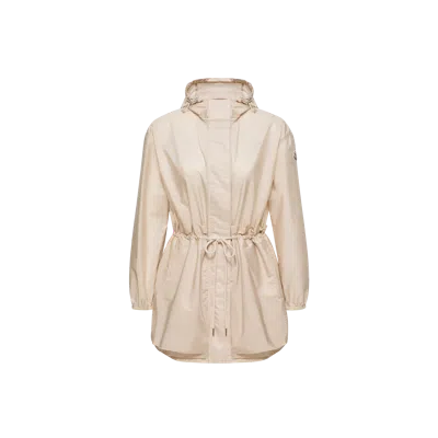 MONCLER MONCLER VESTE À CAPUCHE WETEAU, FEMME, BEIGE, TAILLE: 0