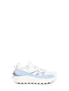 Moncler Trailgrip Sneakers In Technical Fabric And Mesh With Side Lettering Logo In Blue