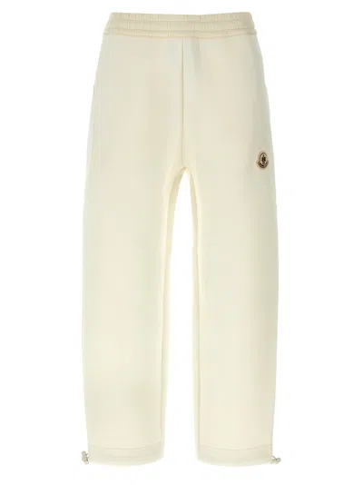 MONCLER WHITE ANNO DEL SERPENTE JOGGERS