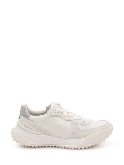 Moncler White City Trek Low Sneakers In Neutral