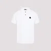 Moncler Classic Cotton Polo T-shirt In White