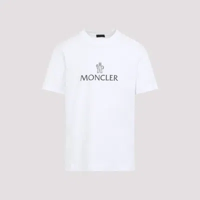 MONCLER WHITE COTTON T-SHIRT