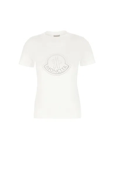 Moncler White Cotton T-shirt