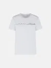 Moncler White Cotton T-shirt In White