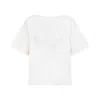 MONCLER WHITE COTTON T-SHIRT