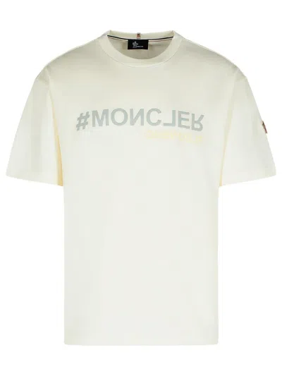 Moncler White Cotton T-shirt