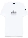 Moncler Gradient Logo T-shirt In White