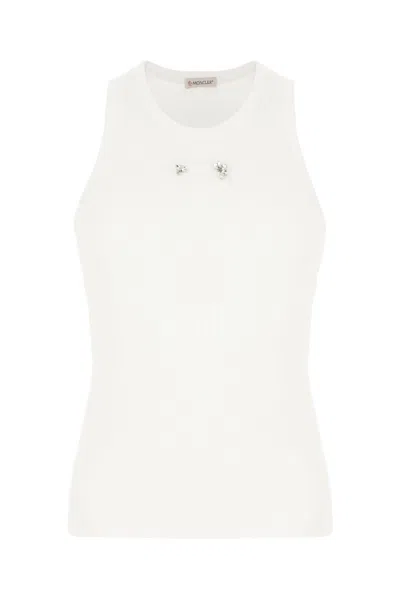 MONCLER WHITE COTTON TOP