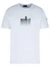Moncler White Crew Neck T-shirt In White