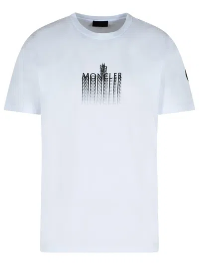 Moncler White Crew Neck T-shirt