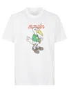 Moncler Monduck Mascot Cotton Graphic T-shirt In White
