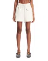 Moncler White Drawstring Shorts In White