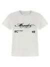 Moncler Embroidered Short Sleeve Crew Neck T-shirt In White