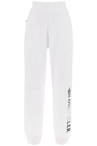 Moncler White Flocked Joggers From 's Fw23 Collection For Women