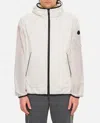 Moncler White Grainer Hooded Windbreaker Jacket
