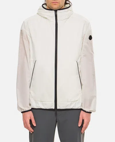 MONCLER WHITE FRONT ZIP JACKET