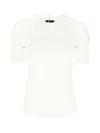 Moncler Grenoble Logo Print Stretch Jersey T-shirt In White