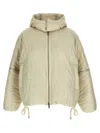 Moncler White Haissa Down Jacket In White