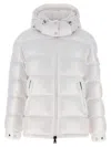 Moncler White Hooded Jacket In White
