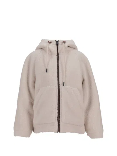 MONCLER WOMEN WHITE HOODED JACKET, XS LUXURY JACKETS FOR WOMEN DARVEYS
