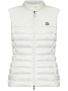 Moncler Igens Logo Patch Quilted Vest In White