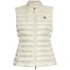 Moncler Sleevless Down Vest In White