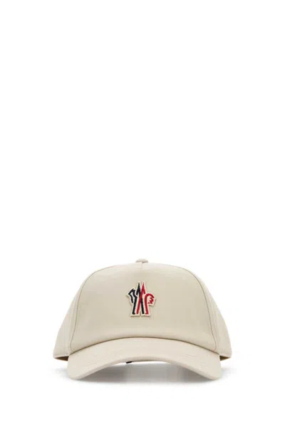 MONCLER WOMEN WHITE LOGO BASEBALL CAP, ONESIZE LUXURY HATS FOR WOMEN DARVEYS