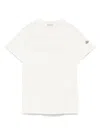 Moncler Women Logo Cotton T-shirt In White