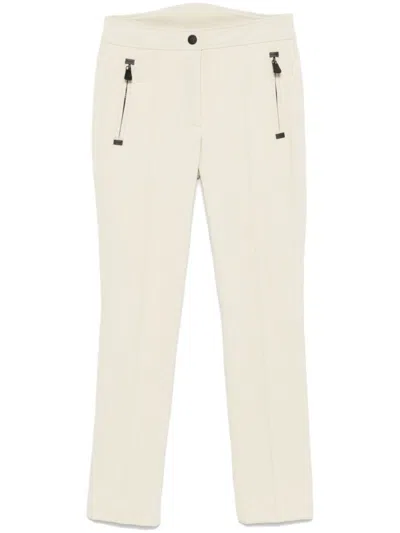Moncler Grenoble Women Twill Trousers In Gray