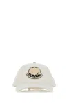 Moncler Logo Patch Baseball Hat In White