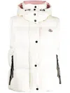 Moncler Off-white Luzule Down Vest In White