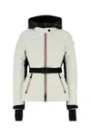 Moncler Bruche Quilted Nylon Down Jacket In White